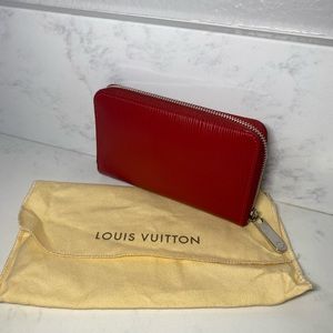 Louis Vuitton Zippy C. Wallet Epi Carmin